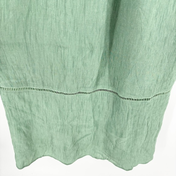 Cupshe Dress Size Medium Sage Green V Neck Cut Out NEW Beach Cover Up Swim - Picture 7 of 7